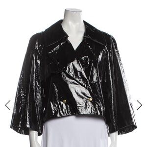Lanvin Cropped Coated Motorcycle Jacket (Summer 2007)